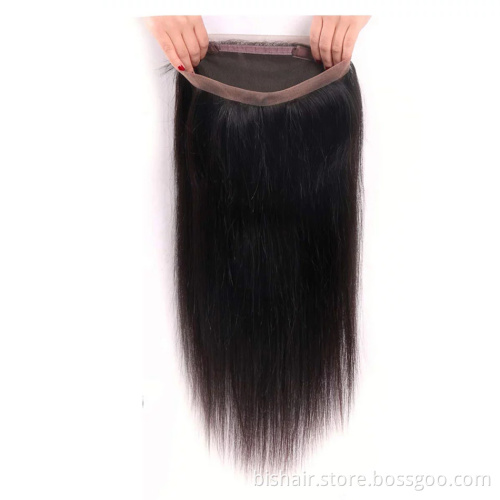 Vendor Hd Transparent Swiss Lace Front Wig Human Hair 360 Lace Frontal Wig Straight Glueless Brazilian 100% Virgin Full Lace Wig
